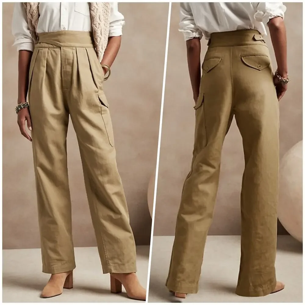 Banana Republic | Women | Heritage Explorer High Waist Pleated Cargo Pants | 12